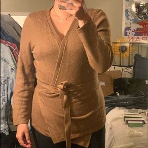 J. Crew Mercantile wrap sweater